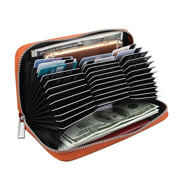 wallets luufan 1 pc 36 slots card holder genuine leather solid color wallet zipper business case cards coin purse bag, Red;black
wallets luufan 1 pc 36 slots card holder genuine leather solid color wallet zipper business case cards coin purse bag, Red;black