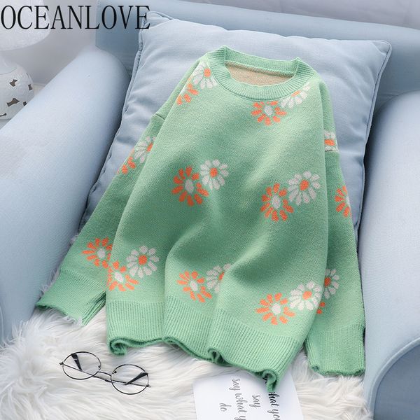 print flower women sweaters sweet warm autumn pullovers winter clothes korean mujer sueter fashion 17695 210415, White;black
print flower women sweaters sweet warm autumn pullovers winter clothes korean mujer sueter fashion 17695 210415, White;black