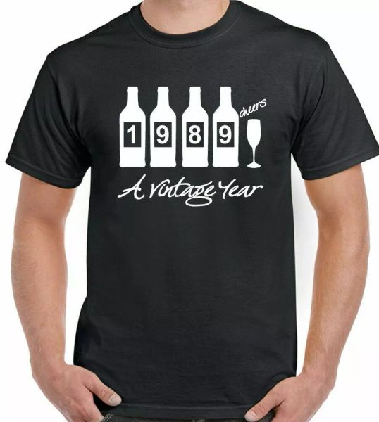 32nd birthday t-shirt bottles 1989 mens funny novelty - gift present idea, White;black
32nd birthday t-shirt bottles 1989 mens funny novelty - gift present idea, White;black