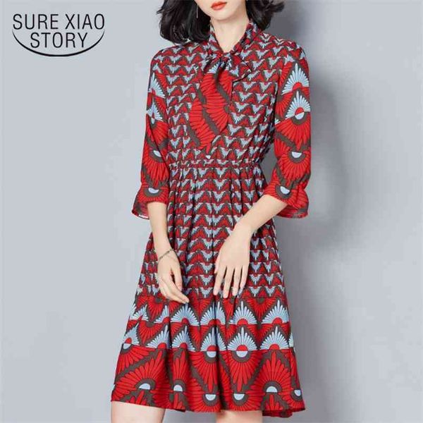 fashion woman dresses spring casual high wasit red print chiffon women elegant vintage bow collar 2340 50 210506, Black;gray
fashion woman dresses spring casual high wasit red print chiffon women elegant vintage bow collar 2340 50 210506, Black;gray