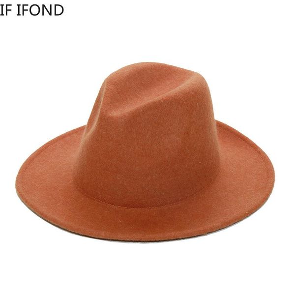 wide brim hats 2021 autumn winter 100% wool felt fedora hat vintage man/women jazz cap party formal, Blue;gray
wide brim hats 2021 autumn winter 100% wool felt fedora hat vintage man/women jazz cap party formal, Blue;gray