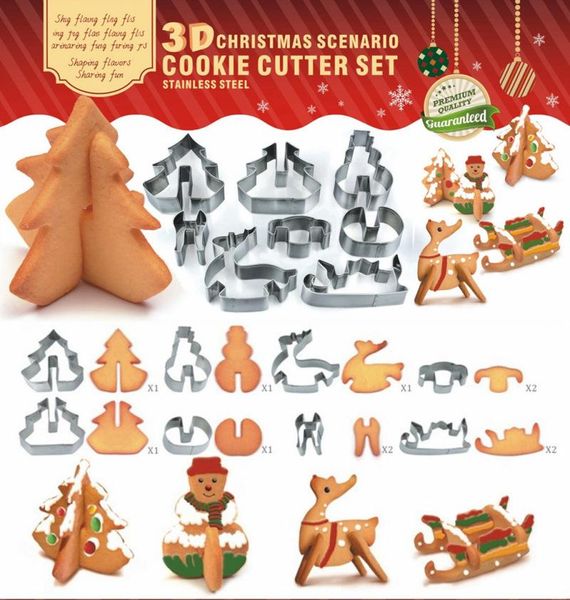 baking moulds 8 pcs/set 3d christmas scenario cookie cutter set cake decoration stainless steel biscuit mould fondant
baking moulds 8 pcs/set 3d christmas scenario cookie cutter set cake decoration stainless steel biscuit mould fondant