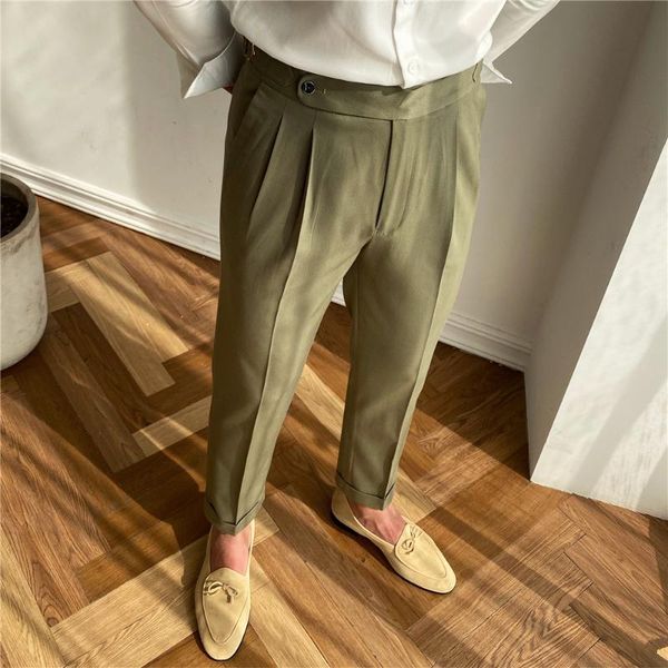 men's suits & blazers luxury high waist casual pants korean 2021 fashion versatile slim long men's spring clothes office trousers m, White;black
men's suits & blazers luxury high waist casual pants korean 2021 fashion versatile slim long men's spring clothes office trousers m, White;black