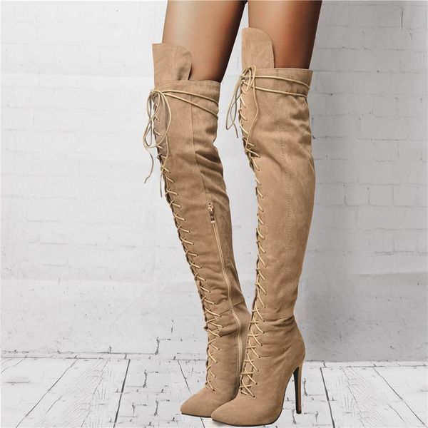 boots women's high over the knee heel long boot hoof heels shoes pointed elastic fabric woman plus size, Black
boots women's high over the knee heel long boot hoof heels shoes pointed elastic fabric woman plus size, Black