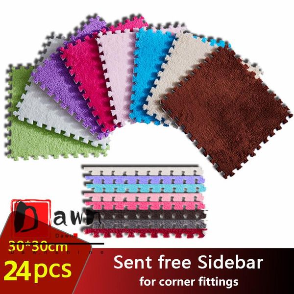 12/24pcs splicing carpet foam floor mats plush soft split bathroom non-slip children's room puzzle crawling mat carpets
12/24pcs splicing carpet foam floor mats plush soft split bathroom non-slip children's room puzzle crawling mat carpets