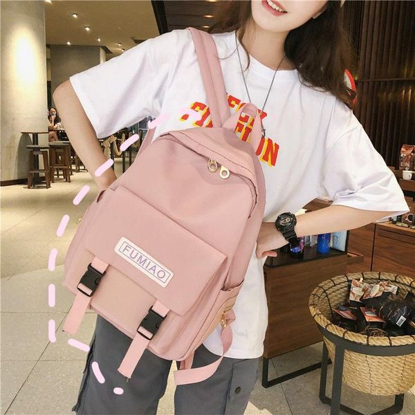 school bags leisure college pink for teenage girls backpack women schoolbag student bookbags female campus small fresh style
school bags leisure college pink for teenage girls backpack women schoolbag student bookbags female campus small fresh style