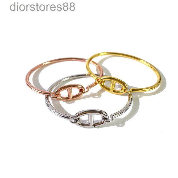 bangles bracelet street shooting neutral wind japanese word pig nose han simple personality ins style fashion, Black
bangles bracelet street shooting neutral wind japanese word pig nose han simple personality ins style fashion, Black