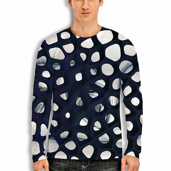 men's t shirt 3d print geometric 3d round neck daily holiday 3d print long sleeve casual navy blue n2du#, White;black 
men's t shirt 3d print geometric 3d round neck daily holiday 3d print long sleeve casual navy blue n2du#, White;black