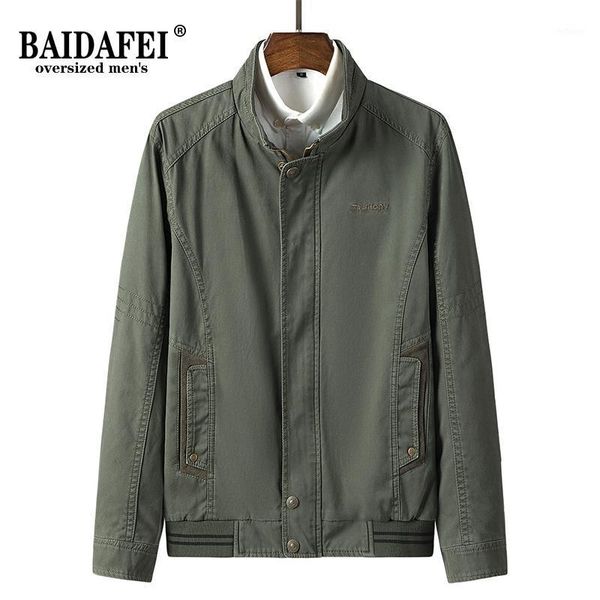 men's jackets casual classic military jacket 2021 spring autumn men cotton fashion multi-pockets male pilot coat army, Black;brown
men's jackets casual classic military jacket 2021 spring autumn men cotton fashion multi-pockets male pilot coat army, Black;brown