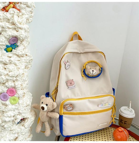 backpack qyahlybz teenagers girls school bag female korean harajuku college ins contrast nylon waterproof women shoulder
backpack qyahlybz teenagers girls school bag female korean harajuku college ins contrast nylon waterproof women shoulder