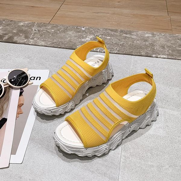 sneakers sandals female 2021 summer casual fashion flying woven fish mouth wild beach platform women shoes, Black
sneakers sandals female 2021 summer casual fashion flying woven fish mouth wild beach platform women shoes, Black