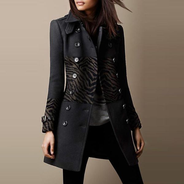 women's wool & blends goth long zebra stripe woolen coat women oversize spring autumn warm slim casual jacket female windbreaker office, Black
women's wool & blends goth long zebra stripe woolen coat women oversize spring autumn warm slim casual jacket female windbreaker office, Black