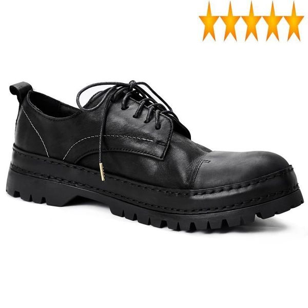 dress shoes genuine leather platform 100% men british style vintage round toe casual brand lace up business black zapatos
dress shoes genuine leather platform 100% men british style vintage round toe casual brand lace up business black zapatos