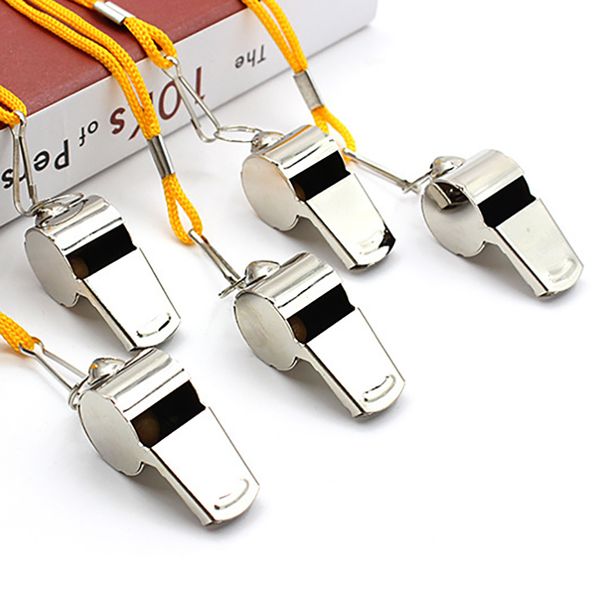 Stainless Steel Metal Whistle Referee Special Purpose Medium Sporting Goods Football Volleyball Basketball Easy To Carry Free DHL
Stainless Steel Metal Whistle Referee Special Purpose Medium Sporting Goods Football Volleyball Basketball Easy To Carry Free DHL