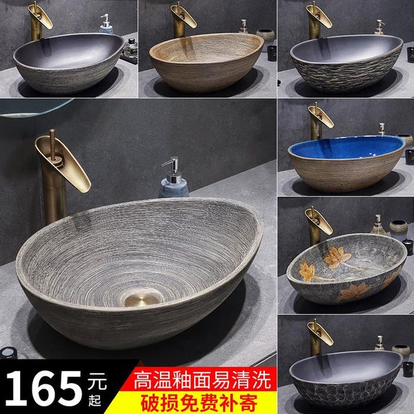 bathroom sink faucets on-stage basin splash-proof washbasin single ceramic art retro home toilet
bathroom sink faucets on-stage basin splash-proof washbasin single ceramic art retro home toilet