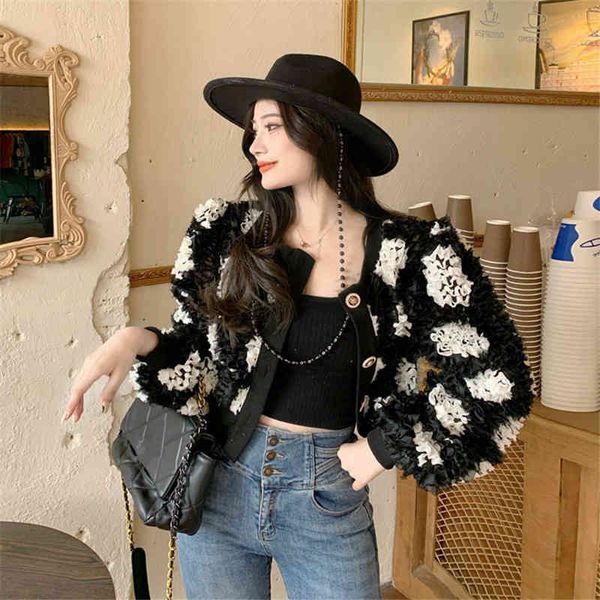women's jackets nomikuma 3d hit color flowers women jacket long sleeve o-neck causal coat single breasted elegant outerwear 6e098 jy11, Black;brown
women's jackets nomikuma 3d hit color flowers women jacket long sleeve o-neck causal coat single breasted elegant outerwear 6e098 jy11, Black;brown