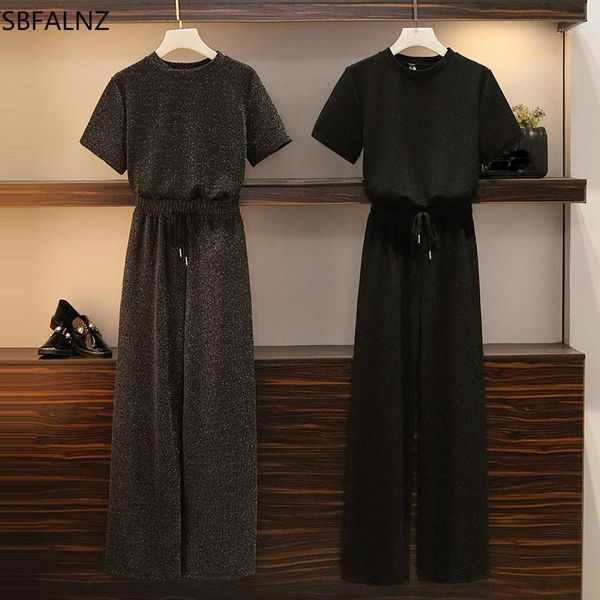two piece dress summer fashion women vintage casual korean high waist plus size short sleeve o-neck t-shirt elastic nine points pants, White
two piece dress summer fashion women vintage casual korean high waist plus size short sleeve o-neck t-shirt elastic nine points pants, White