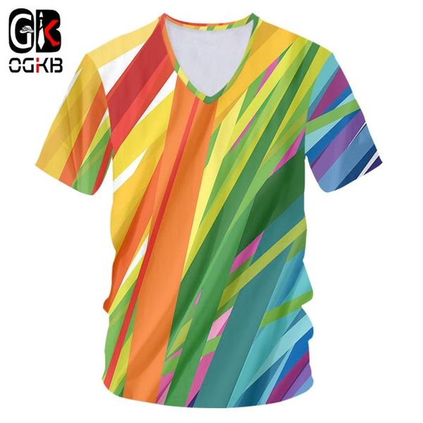 women's t-shirt ogkb v-neck tshirt women/men cool print rainbow king 3d stripe t shirts slim fit short sleeve casual tees 7xl, White
women's t-shirt ogkb v-neck tshirt women/men cool print rainbow king 3d stripe t shirts slim fit short sleeve casual tees 7xl, White