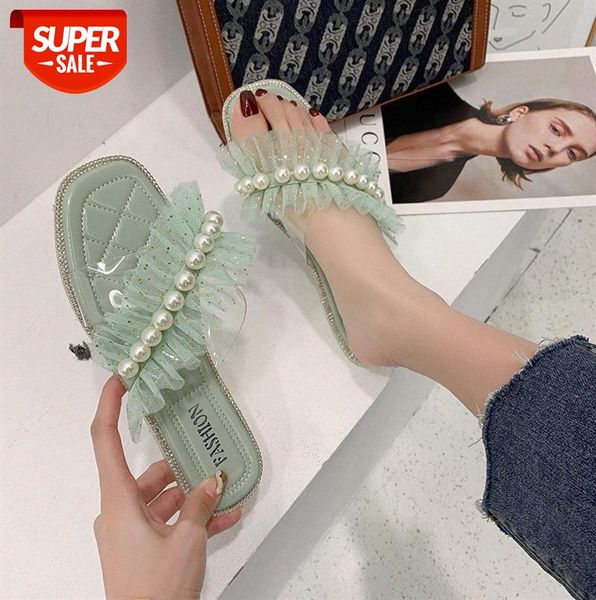 slippers women outer wear flat pearl lace ins net celebrity flip-flop beach sandals and #vg1r, Black
slippers women outer wear flat pearl lace ins net celebrity flip-flop beach sandals and #vg1r, Black