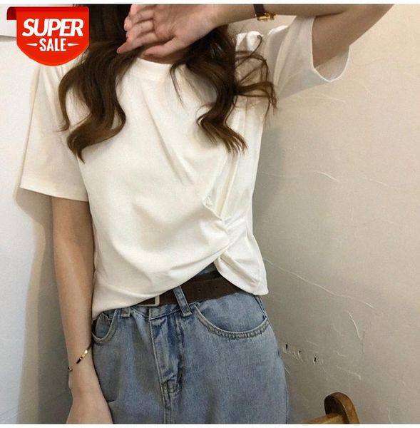 install the new korean version of solid color waist is thinner, design sense short navel short-sleeved t-shirt women #bp0f, White
install the new korean version of solid color waist is thinner, design sense short navel short-sleeved t-shirt women #bp0f, White