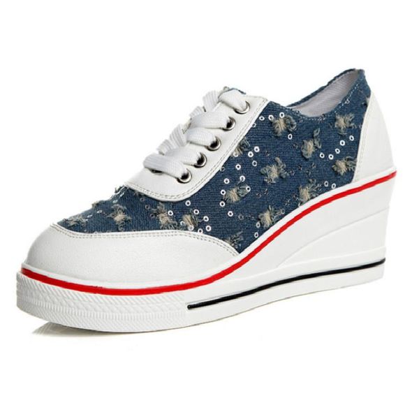 dress shoes canvas pumps women wedges high heels woman casual ladies travel student sapato feminino sneakers 35-43, Black
dress shoes canvas pumps women wedges high heels woman casual ladies travel student sapato feminino sneakers 35-43, Black
