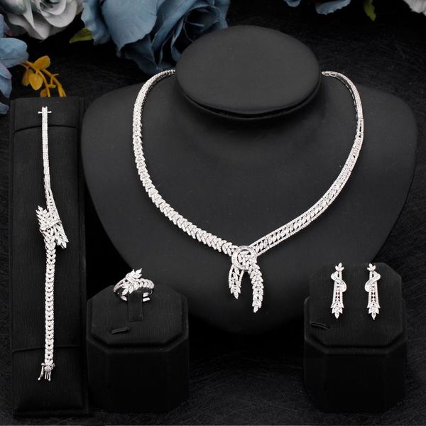earrings & necklace bridal zirconia luxury necklaces rings dubai nigeria cz crystal wedding full jewelry sets for women, Silver
earrings & necklace bridal zirconia luxury necklaces rings dubai nigeria cz crystal wedding full jewelry sets for women, Silver