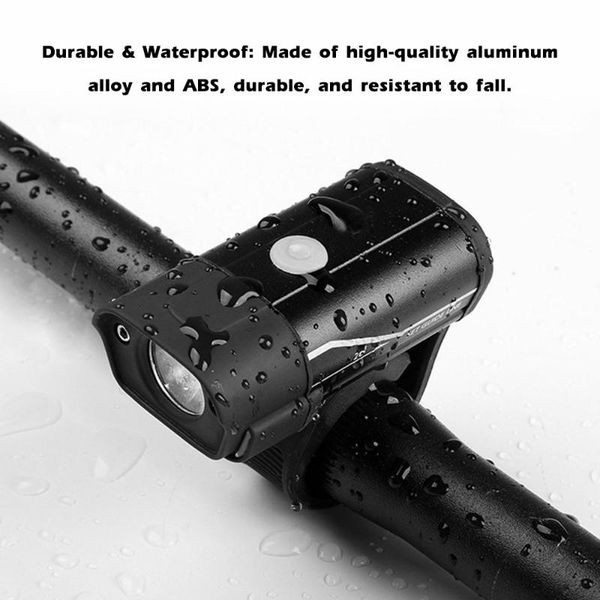 bike lights bicycle headlight usb rechargeable light aluminum alloy warning waterproof front with 5 modes
bike lights bicycle headlight usb rechargeable light aluminum alloy warning waterproof front with 5 modes