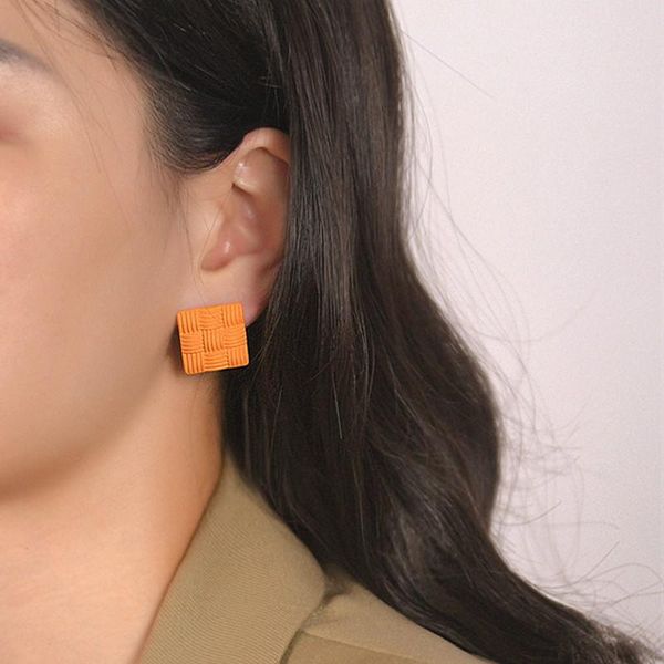 stud korean fashion geometric square irregular leaf earrings orange metal for women simple trend jewelry gifts, Golden;silver
stud korean fashion geometric square irregular leaf earrings orange metal for women simple trend jewelry gifts, Golden;silver