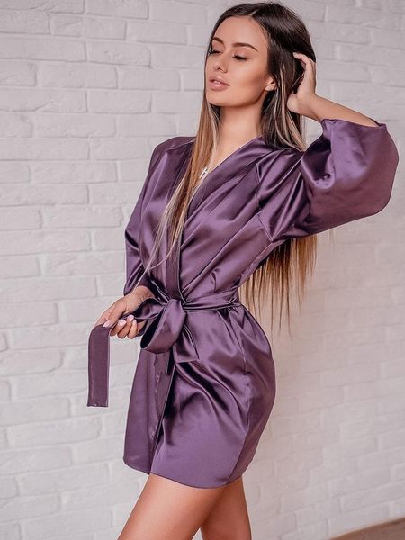 women's sleepwear pajamas, silk three sleeve bathrobes, underwear, mini autumn pajamas, Black;red
women's sleepwear pajamas, silk three sleeve bathrobes, underwear, mini autumn pajamas, Black;red
