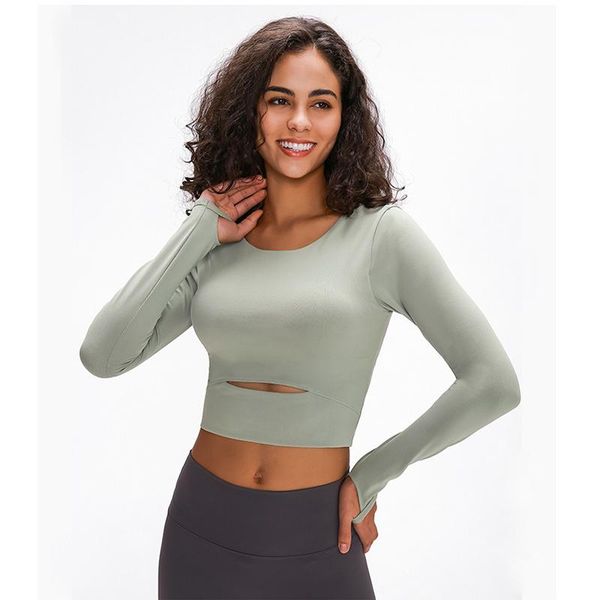 yoga outfit 2021 women slim shirt fit athletic long sleeves sports coat running built in bra gym workout crop with thumb holes
yoga outfit 2021 women slim shirt fit athletic long sleeves sports coat running built in bra gym workout crop with thumb holes