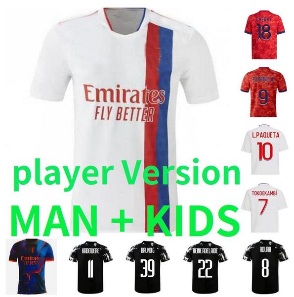 21 22 olympique lyonnais lyon soccer jerseys memphis traore aouar fekir maillot de foot football shirt 2021 2022 men kids uniforms, Black;yellow
21 22 olympique lyonnais lyon soccer jerseys memphis traore aouar fekir maillot de foot football shirt 2021 2022 men kids uniforms, Black;yellow