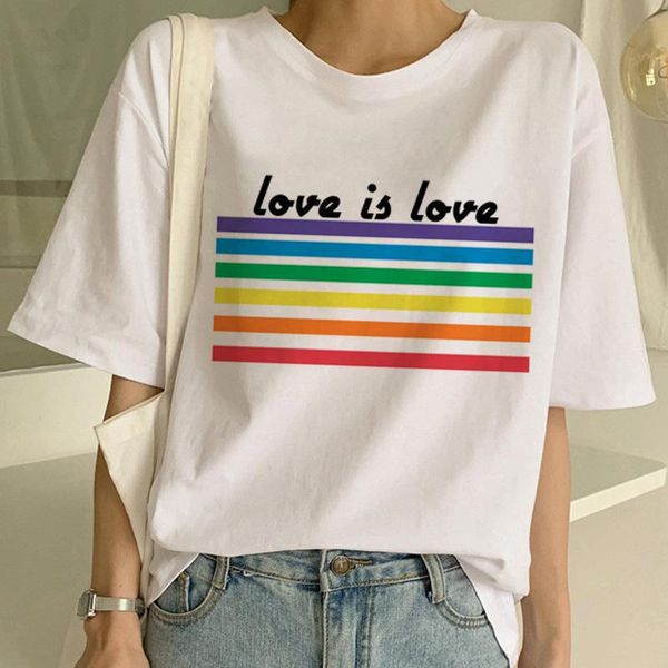 men's t-shirts summer 2021 women's individualized couples rainbow printed casual short-sleeved t-shirt, White;black
men's t-shirts summer 2021 women's individualized couples rainbow printed casual short-sleeved t-shirt, White;black