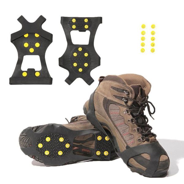 cords, slings and webbing 1 pair s m l 10 studs anti-skid snow ice climbing shoe spikes grips crampons cleats overshoes spike shoes crampon
cords, slings and webbing 1 pair s m l 10 studs anti-skid snow ice climbing shoe spikes grips crampons cleats overshoes spike shoes crampon