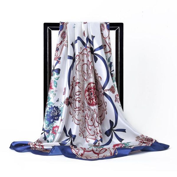 scarves silk scarf for women female euro design satin print head square 90*90cm summer shawls ladies, Blue;gray
scarves silk scarf for women female euro design satin print head square 90*90cm summer shawls ladies, Blue;gray