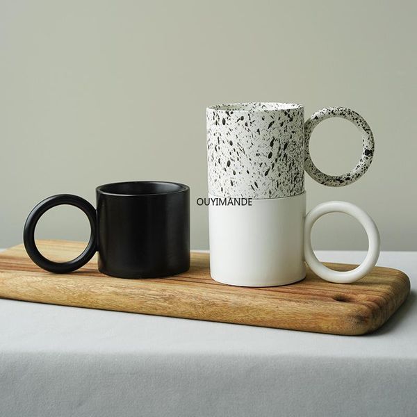 nordic mugs with big round handle ceramic creative splash-ink cups large for coffee tea nique gift mother friends home decor
nordic mugs with big round handle ceramic creative splash-ink cups large for coffee tea nique gift mother friends home decor