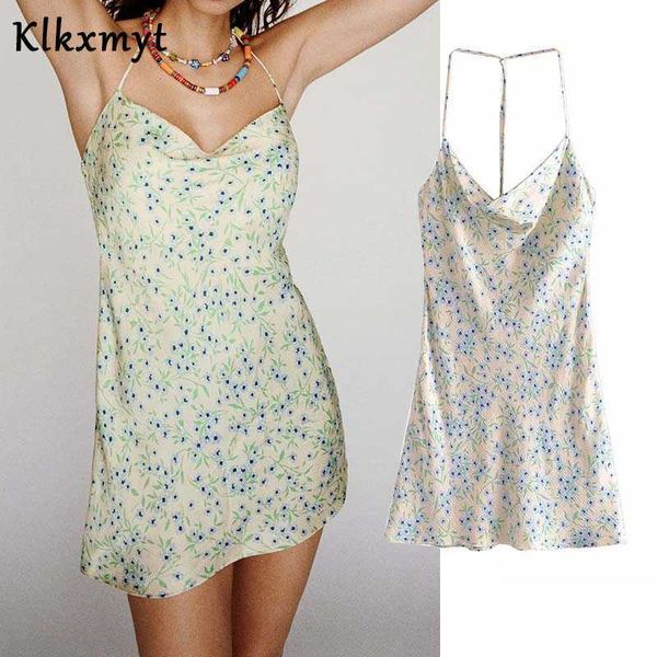klkxmyt za summer dress woman floral print sling mini women fashion knot strap ruched backless short es 210527, Black;gray
klkxmyt za summer dress woman floral print sling mini women fashion knot strap ruched backless short es 210527, Black;gray