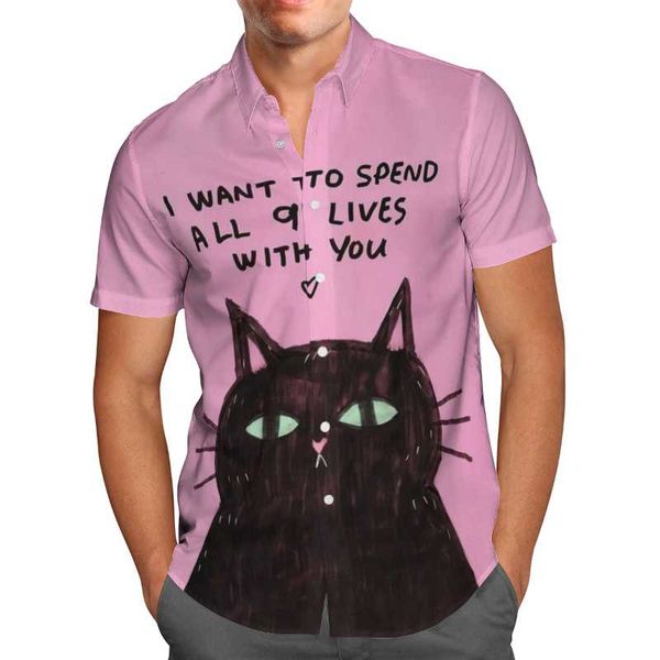 men's casual shirts 2021 3d printing animal cat anime hawaiian shirt men summer short sleeved oversize camisa social 5xl s20, White;black
men's casual shirts 2021 3d printing animal cat anime hawaiian shirt men summer short sleeved oversize camisa social 5xl s20, White;black