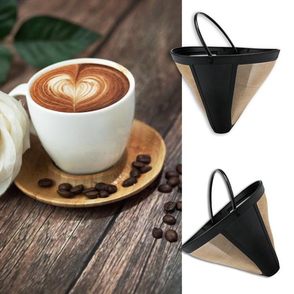 coffee filters sold permanent reusable cone shape filter golden mesh stainless easy clean washable filtes
coffee filters sold permanent reusable cone shape filter golden mesh stainless easy clean washable filtes