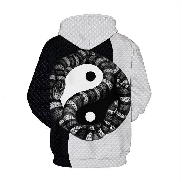 men's hoodies & sweatshirts tai chi streetwear hoodie snake print fashion winter hoody casual pullover man, Black
men's hoodies & sweatshirts tai chi streetwear hoodie snake print fashion winter hoody casual pullover man, Black