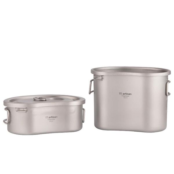 camp kitchen tiartisan lightweight titanium lunch box set 750ml and 380ml capacity thermal compartment for hiking camping
camp kitchen tiartisan lightweight titanium lunch box set 750ml and 380ml capacity thermal compartment for hiking camping