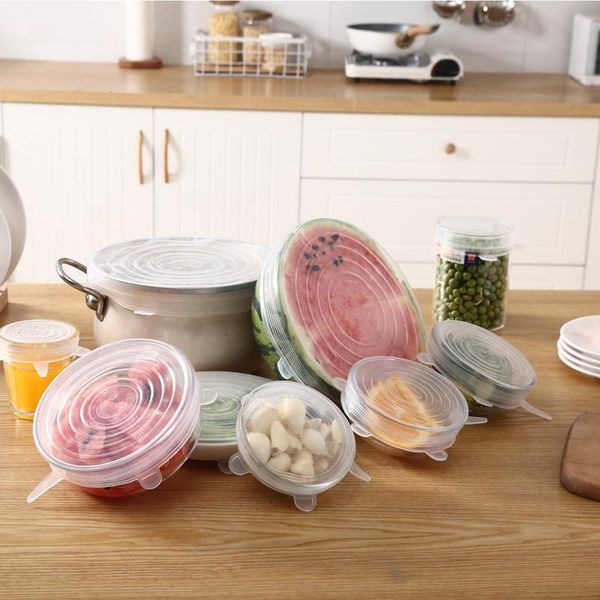 kitchen storage & organization stretched 6-piece universal bowl cover silicone six-piece set fresh-keeping lid refrigerator microwave sealed
kitchen storage & organization stretched 6-piece universal bowl cover silicone six-piece set fresh-keeping lid refrigerator microwave sealed