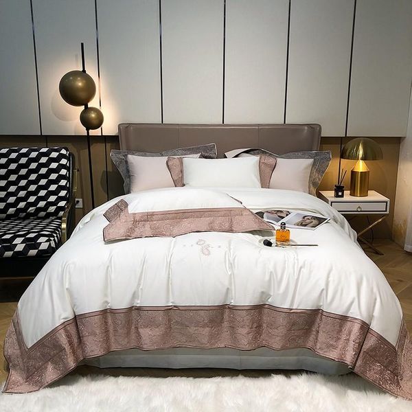 bedding sets 1000tc egyptian cotton quality elegant vintage decorative embroidery border duvet cover soft 1bed sheet 2pillowcases
bedding sets 1000tc egyptian cotton quality elegant vintage decorative embroidery border duvet cover soft 1bed sheet 2pillowcases