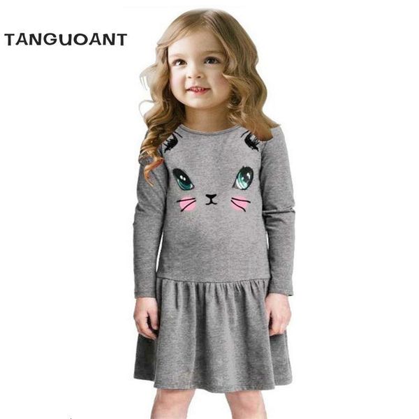 girl's dresses princess girls dress new fashion summer cat print children long sleeve cartoon baby girl cotton party for kids acr6, Red;yellow
girl's dresses princess girls dress new fashion summer cat print children long sleeve cartoon baby girl cotton party for kids acr6, Red;yellow