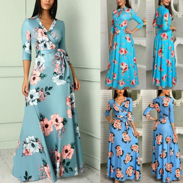 casual dresses hirigin women fashion boho long maxi evening party beach dress floral sundress, Black;gray
casual dresses hirigin women fashion boho long maxi evening party beach dress floral sundress, Black;gray