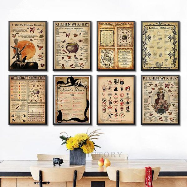 paintings kitchen witchery retro posters and prints bar canvas wall picture witch blessing knowledge art painting gift home decor
paintings kitchen witchery retro posters and prints bar canvas wall picture witch blessing knowledge art painting gift home decor