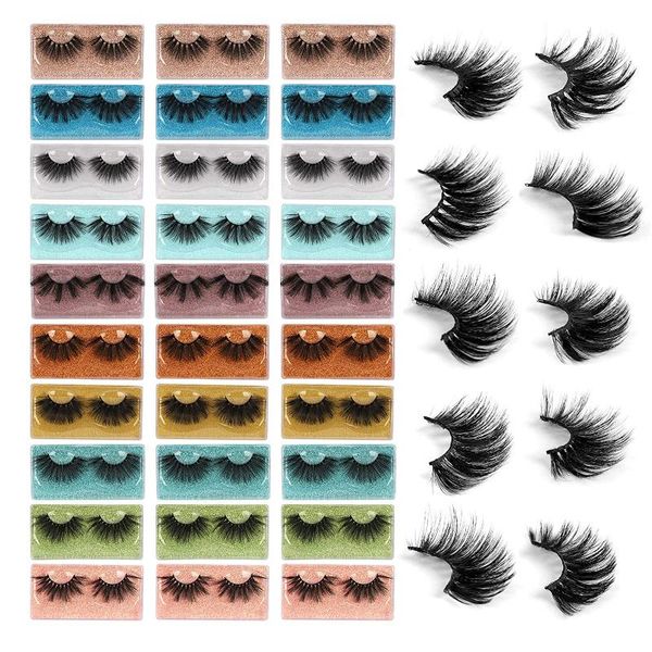 false eyelashes 25mm lashes faux mink long dramatic synthetic 30 pairs 10 styles
false eyelashes 25mm lashes faux mink long dramatic synthetic 30 pairs 10 styles