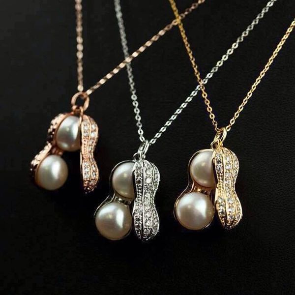 pendant necklaces freshwater pearl peanut metal necklace men and women 2021 short korean jewelry gift wholesale, Silver
pendant necklaces freshwater pearl peanut metal necklace men and women 2021 short korean jewelry gift wholesale, Silver