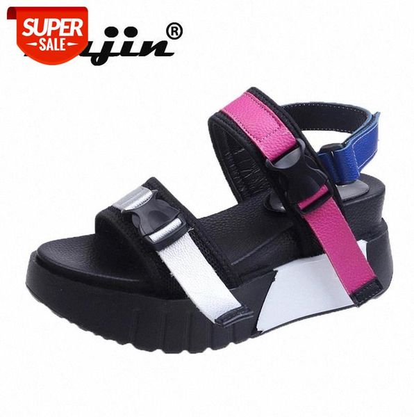 fujin sandals women fashion thick bottom breathable 2020 summer platform open toe buckle solid causal slip on #uf0e, Black
fujin sandals women fashion thick bottom breathable 2020 summer platform open toe buckle solid causal slip on #uf0e, Black