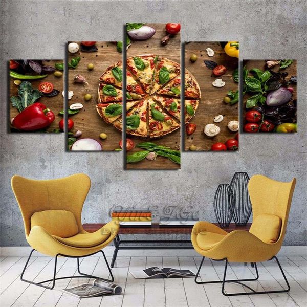 paintings canvas pictures home decoration modern 5panel pizza food wall artwork printed posters el modular for living room
paintings canvas pictures home decoration modern 5panel pizza food wall artwork printed posters el modular for living room