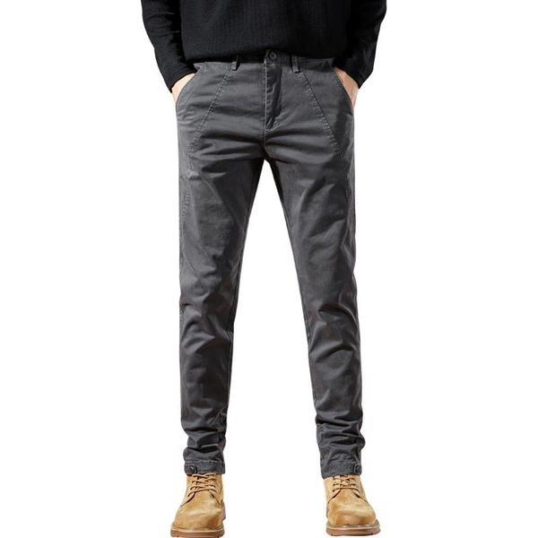 men's pants autumn 3 color comfortable cotton fashion design slim tailoring casual mens full length office trousers, Black
men's pants autumn 3 color comfortable cotton fashion design slim tailoring casual mens full length office trousers, Black